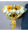 Букет из хризантем «Луния»