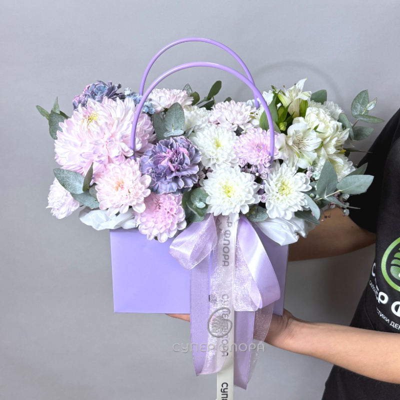Цветы в прайм-пакете «Эвелин»