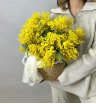 Цветы в шляпной коробке "Палермо"