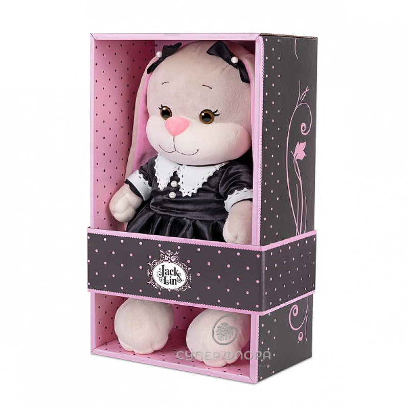 Зайка &laquo;Лин&raquo; в чёрном платье