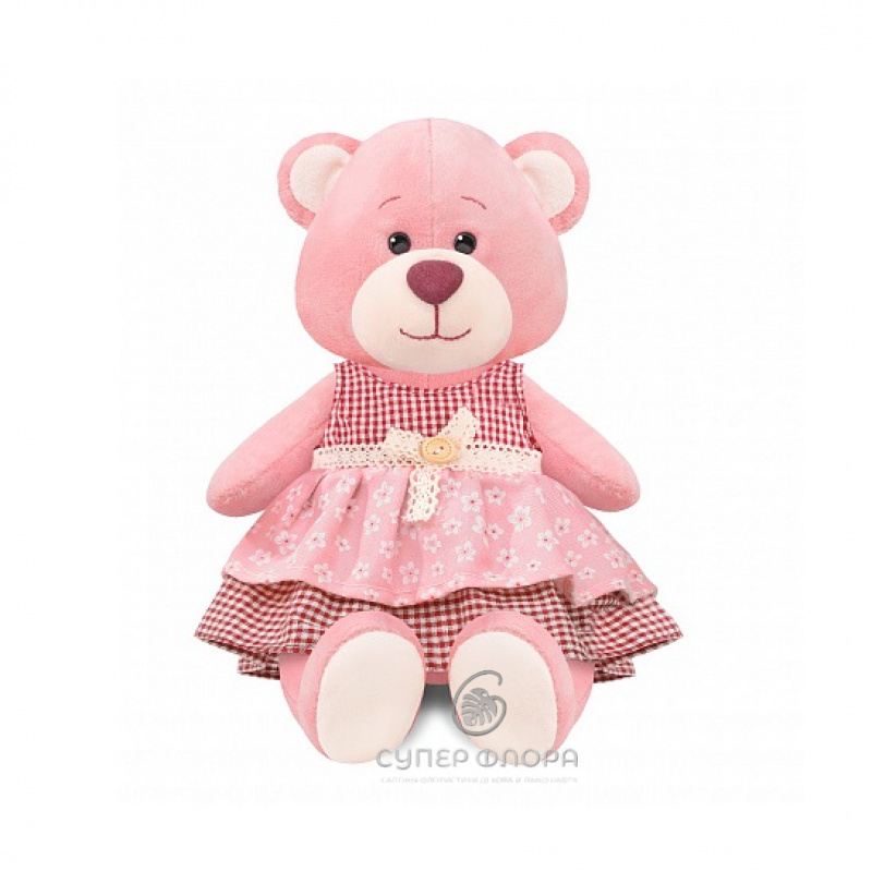 Мишка &laquo;Молли&raquo; в платье с передничком 1