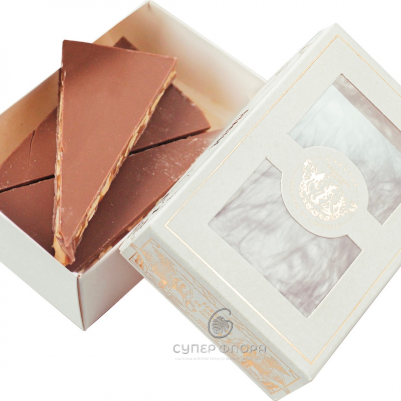 Шоколад молочный с карамелью и арахисом СЧАСТЬЕ, 140 г