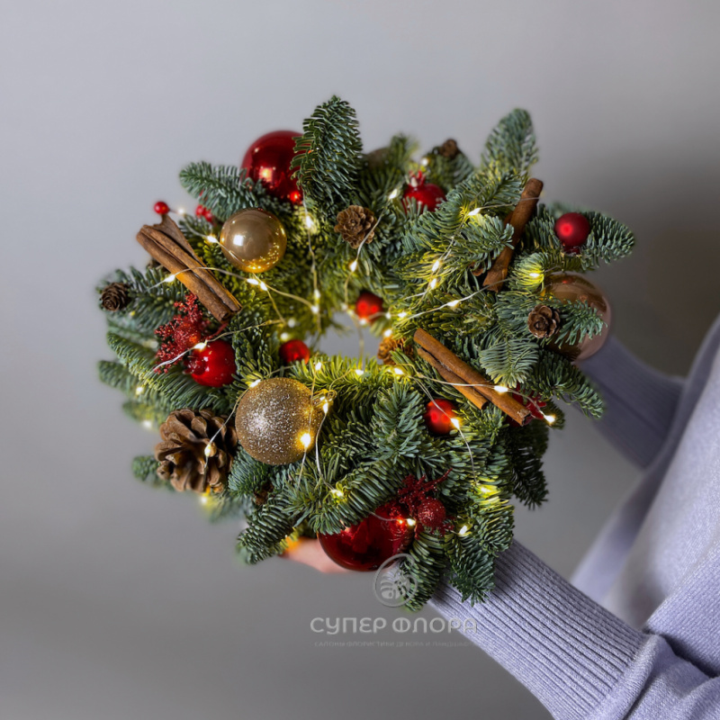 Новогодний венок №1