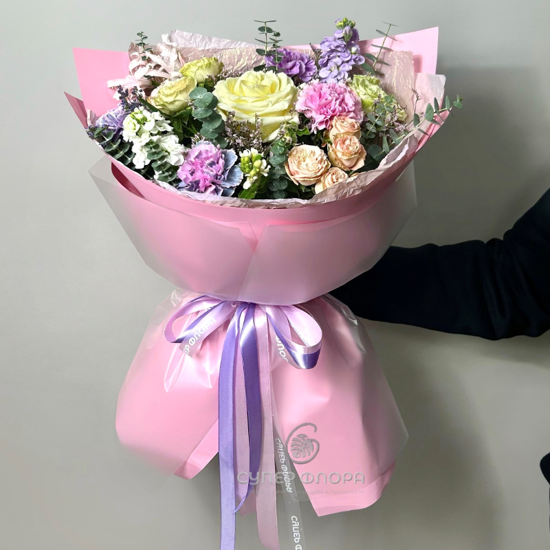 Букет «Сердце в лучах»