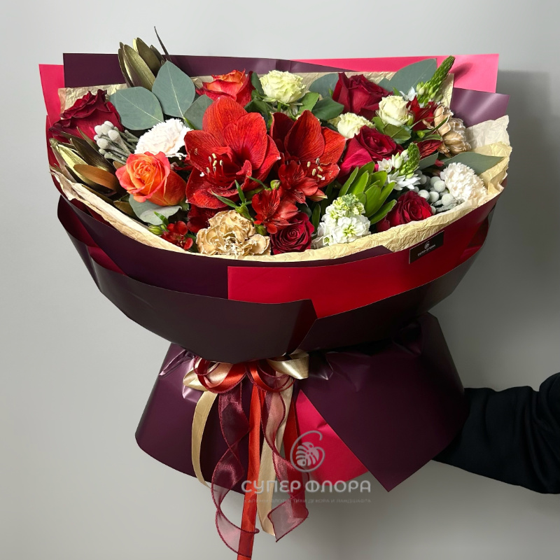 Букет «Тёплый свет любви»