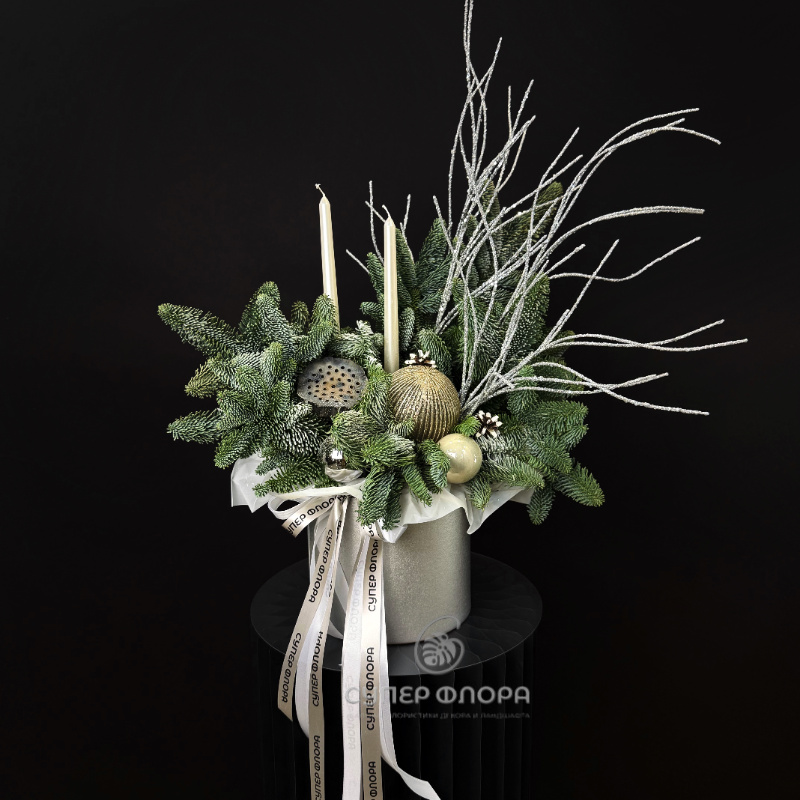 Композиция &laquo;Волшебные огни зимы&raquo;