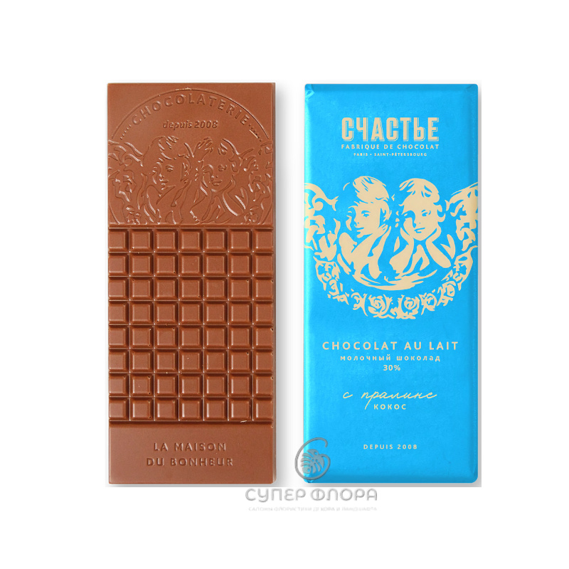 Коллекция шоколадных плиток с пралине &laquo;Счастье&raquo;  4
