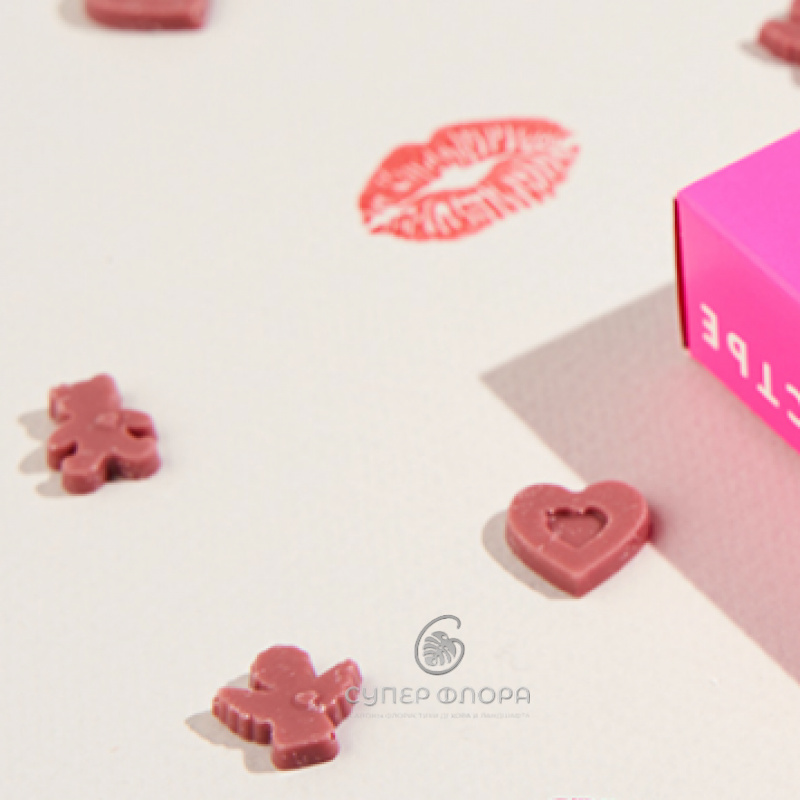 Фигурки в розовом шоколаде &laquo;Счастье&raquo; 1