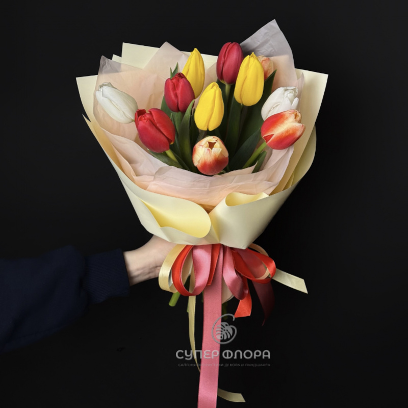 Букет из тюльпанов &laquo;Нагоя&raquo;