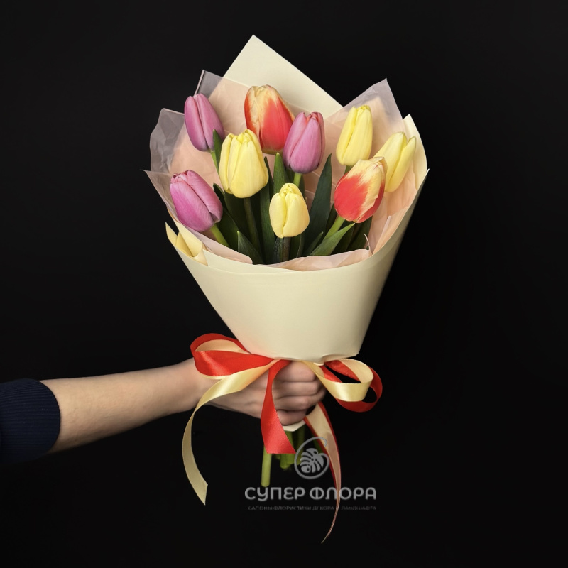 Букет из тюльпанов &laquo;Тиба&raquo;