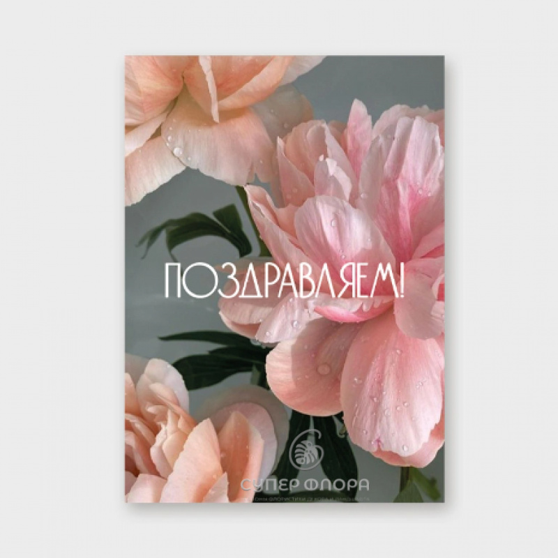 Мини-карточка &laquo;Поздравляем!&raquo;